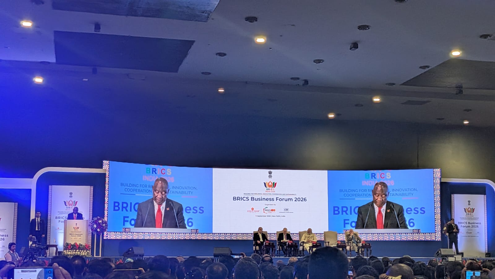 Plenary session at the BRICS Business Forum 2026